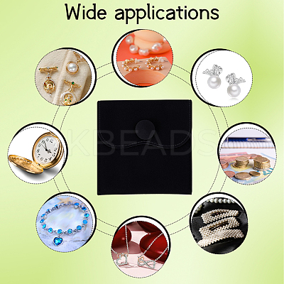 10Pcs Velvet Jewelry Pouches AJEW-NB0005-66C-1