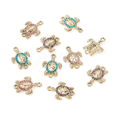 16Pcs Alloy Rhinestone Connector Charms ALRI-TA0001-38-1