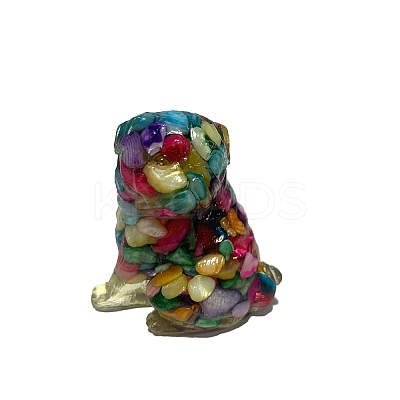 Resin Dog Figurines PW-WG59119-08-1
