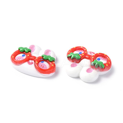 Opaque Resin Cabochons CRES-P023-06A-1
