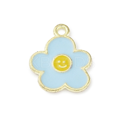 Alloy Enamel Pendants ENAM-F152-03G-01-1