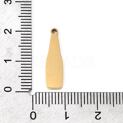 304 Stainless Steel Enamel Pendants STAS-F335-01C-1
