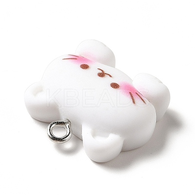 Opaque Resin Pendants RESI-G056-01D-1
