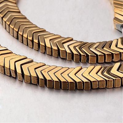 Electroplate Non-magnetic Synthetic Hematite Bead Strands G-F300-19-03-1