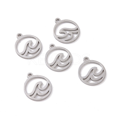Non-Tarnish 201 Stainless Steel Charms STAS-G281-01P-01-1