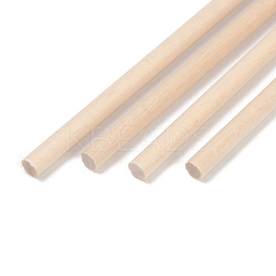 Round Wooden Sticks WOOD-WH0027-22C-1