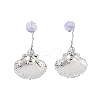 Non-Tarnish 304 Stainless Steel Dangle Earrings for Women EJEW-Z047-02P-1