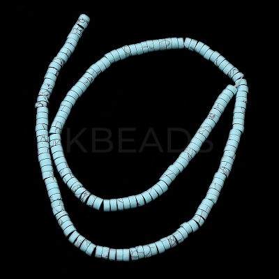 Dyed Synthetic Turquoise Beads Strands G-Z089-A04-F-1