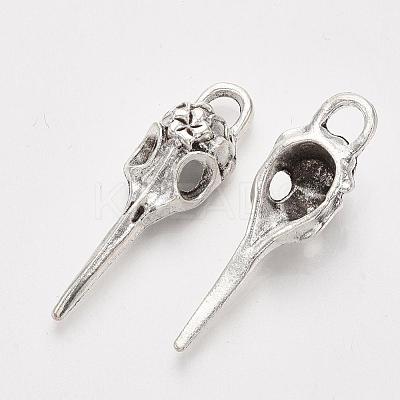 Tibetan Style Alloy Pendants X-TIBEP-Q043-279-RS-1