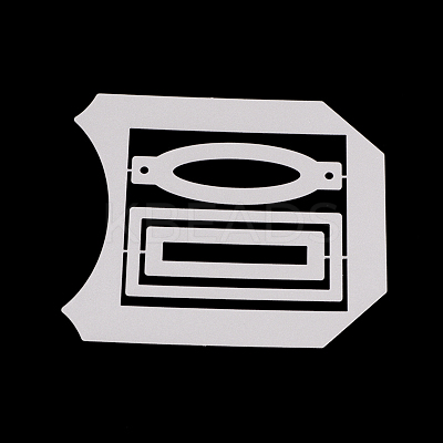 Sticky Note Frame Carbon Steel Cutting Dies Stencils DIY-F032-07-1