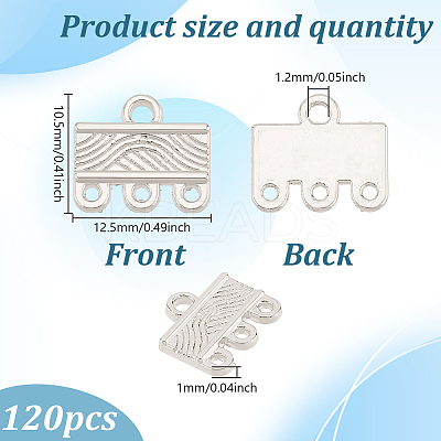 120Pcs Alloy Chandelier Components Links FIND-GO0003-32D-1