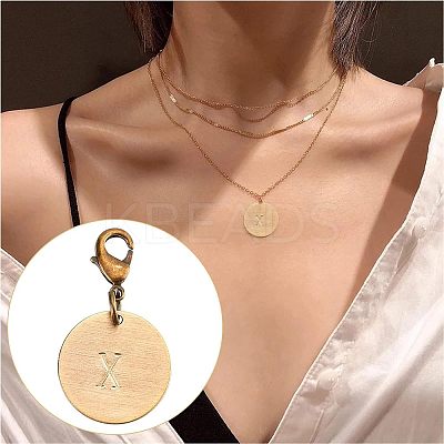 12Pcs 3 Style Brass Pendants HJEW-FH0001-11-1