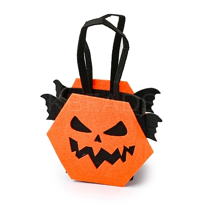 Devil Felt Halloween Candy Bags with Handles LS-HAWE-K001-01B-1