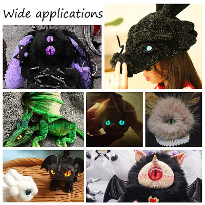 20 Sets Plastic Doll Eyes DIY-PH0010-85-1