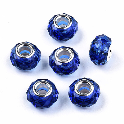 Transparent Resin European Beads RPDL-T003-003-B01-1