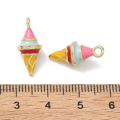 Alloy Enamel Pendants FIND-G108-02A-G-1