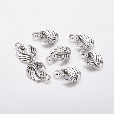 Tibetan Style Alloy Pendants TIBEP-E104-AS-1