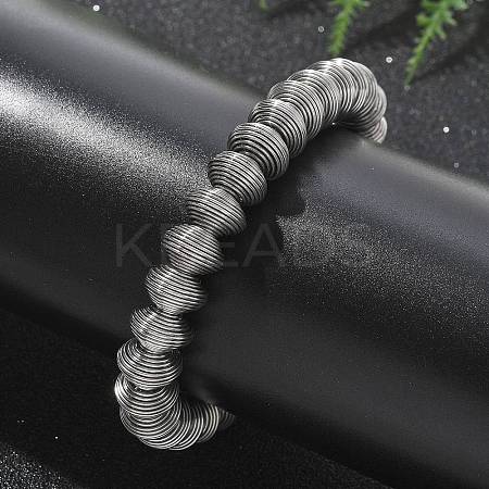 304 Stainless Steel Stretch Bangles for Women LS-BJEW-P315-02D-P-1