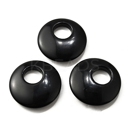 Natural Obsidian Pendants G-F708-05L-1