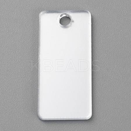 Acrylic Pendants OACR-WH0036-25-B02-1