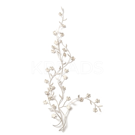 Plum Blossom Shape Appliques PATC-WH0007-11A-1