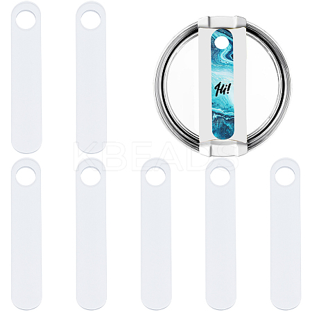 8Pcs Acrylic Heat Transfer Big Pendants FIND-SP0003-10B-1