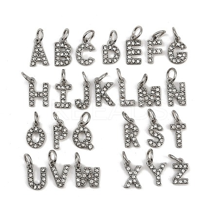304 Stainless Steel Rhinestone Pendants STAS-B108-03P-A-1