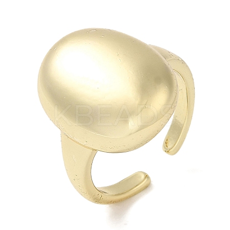 Brass Open Cuff Rings RJEW-Q778-46G-1