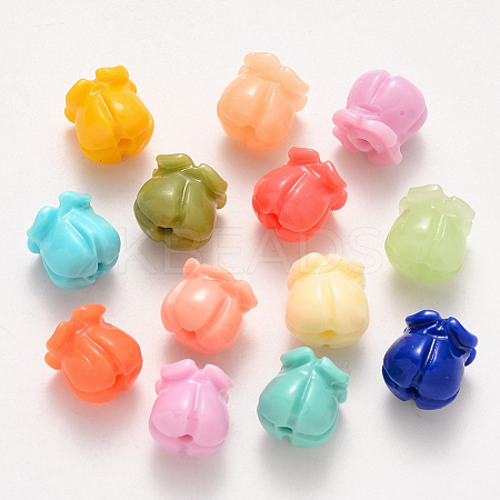 Synthetic Coral Beads CORA-R018-10-1