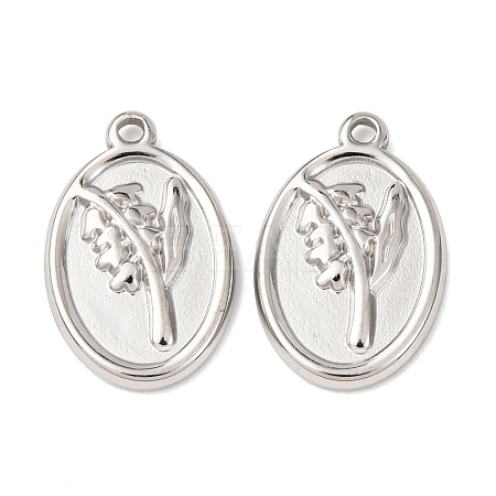 304 Stainless Steel Pendants STAS-I358-12P-06-1