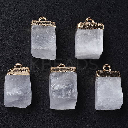 Natural Quartz Crystal Pendants G-Q998-035G-1