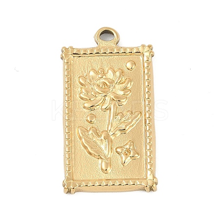 304 Stainless Steel Pendants STAS-I325-115D-G-1