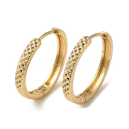 Brass Hoop Earring EJEW-L271-37KCG-1