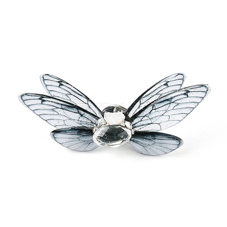 Butterfly Epoxy Resin Pins JEWB-N010-02D-1