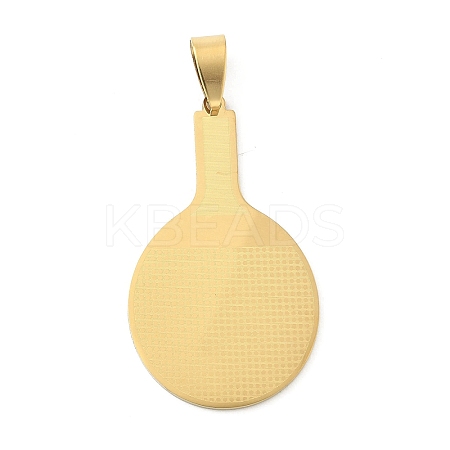 Sports 201 Stainless Steel Laser Cut Pendants STAS-P428-14G-01-1