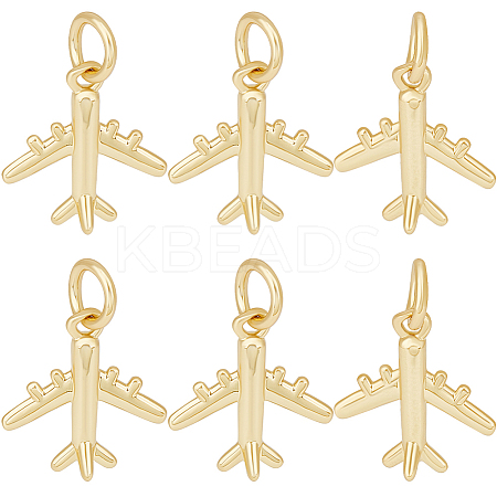 Beebeecraft 12Pcs Rack Plating Brass Charms ZIRC-BBC0002-51-1