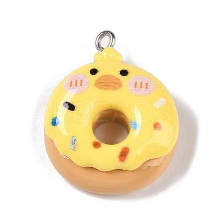 Opaque Resin Imitation Food Pendants RESI-S403-01F-1