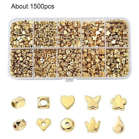10 Styles CCB Plastic Beads CCB-YW0001-47B-1