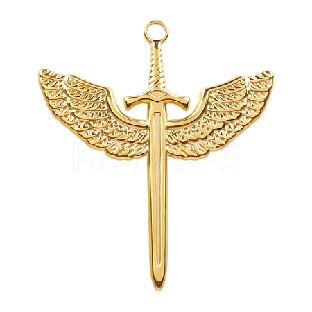 304 Stainless Steel Pendants PW-WG8A8CB-02-1