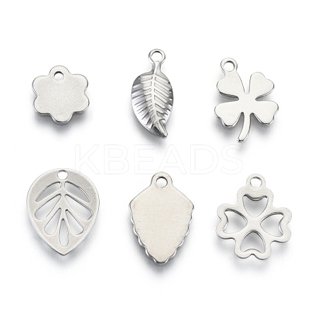 201 Stainless Steel Charms STAS-R118-02-1