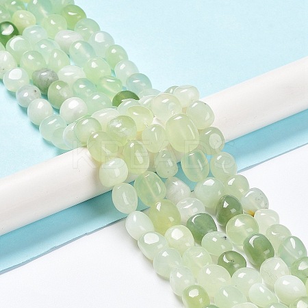 Natural New Jade Beads Strands G-C038-02N-1