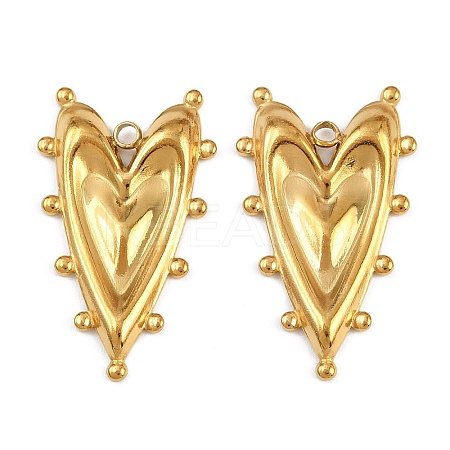 304 Stainless Steel Pendants STAS-L295-06G-1