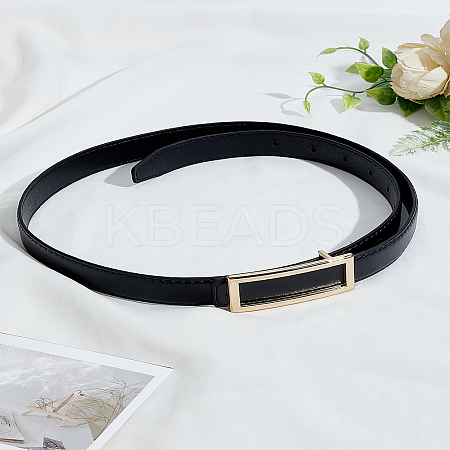 Imitation Leather Chain Belt AJEW-WH0314-816A-1