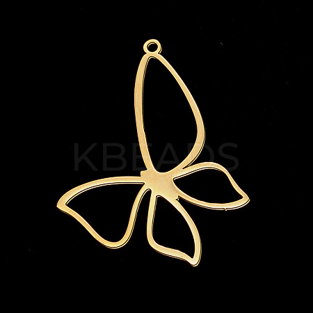 PVD Vacuum Plating 201 Stainless Steel Pendants STAS-T056-LA712-2-1