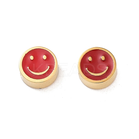Ion Plating(IP) 304 Stainless Steel Enamel Beads STAS-I309-12D-1