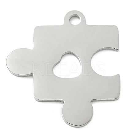 Non-Tarnish 304 Stainless Steel Pendants STAS-B056-19P-1