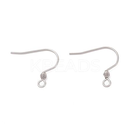 Tarnish Resistant 316 Surgical Stainless Steel Earring Hooks STAS-M288-07P-B-1