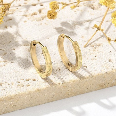 304 Stainless Steel Hoop Earrings for Women EJEW-C096-58G-1