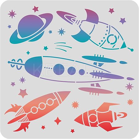 Plastic Reusable Drawing Painting Stencils Templates DIY-WH0172-329-1
