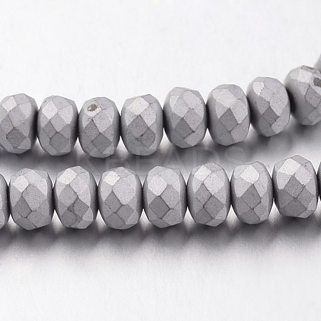 Electroplate Non-magnetic Synthetic Hematite Bead Strands G-F300-48B-F01-1